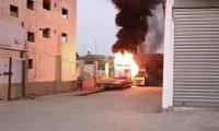 ست إصابات وإحراق شاحنة بهجوم للمستوطنين في حوارة
